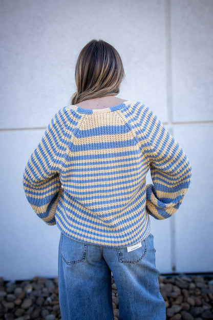 Lemon Sky Knit Cardigan