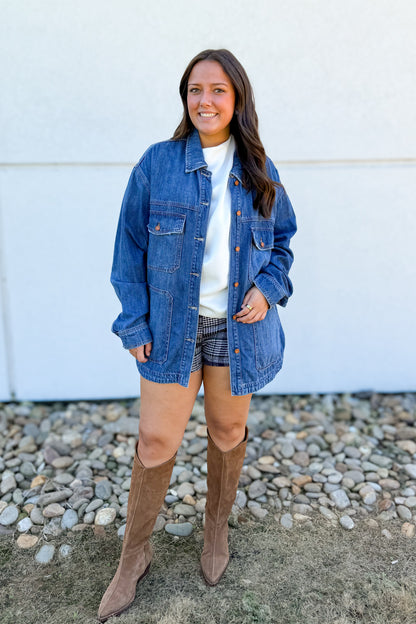 Plaid Perfection Double Zip Woven Shorts
