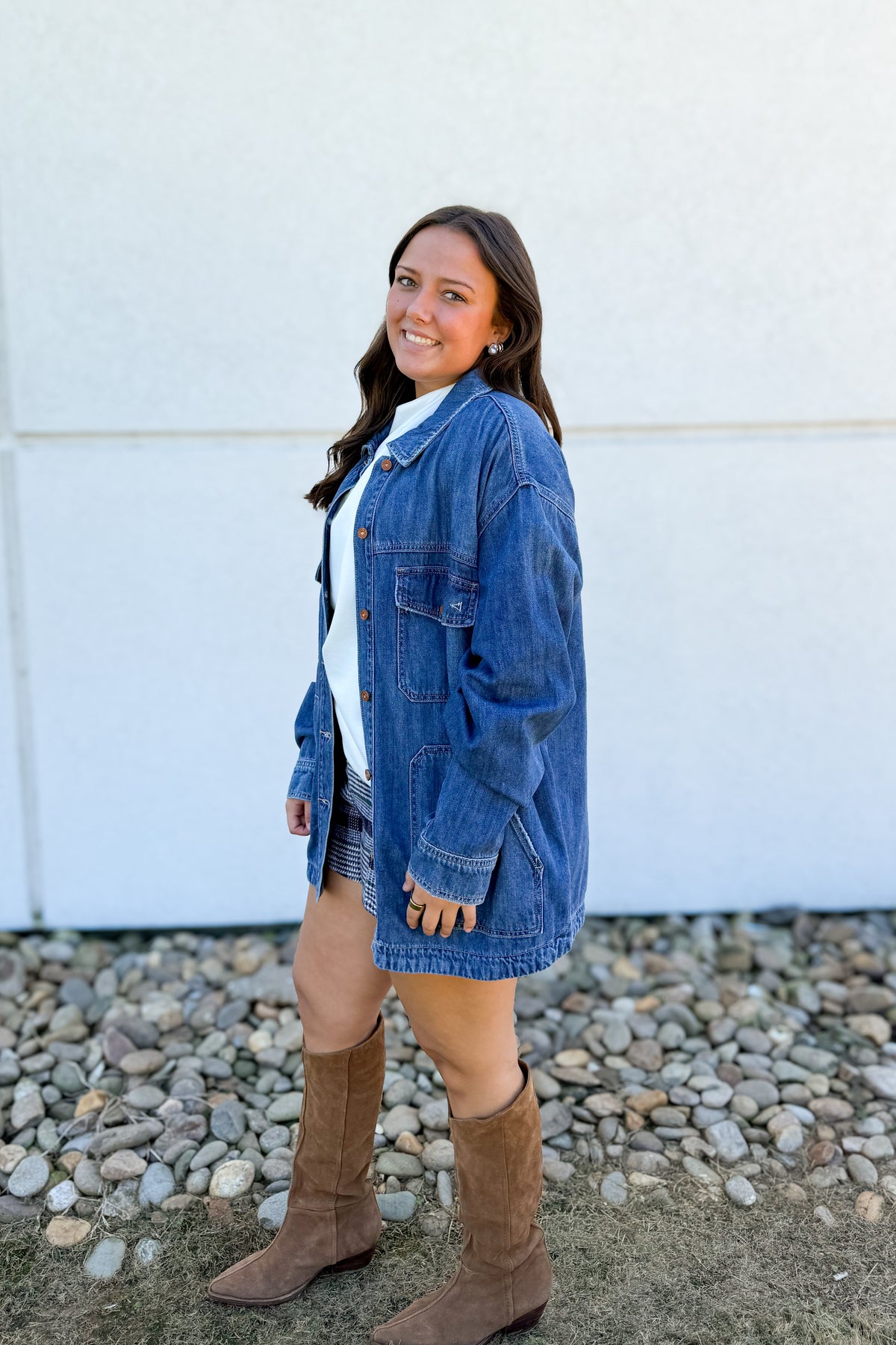 Plaid Perfection Double Zip Woven Shorts