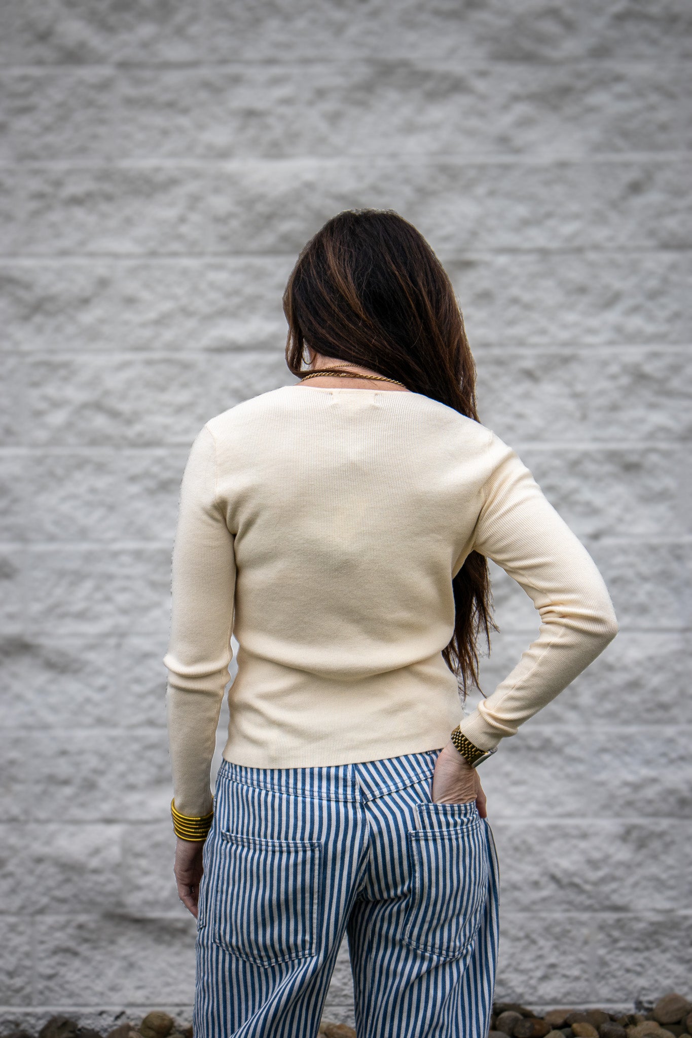 Secret Meadow Sweater - PALE CREAM YELLOW