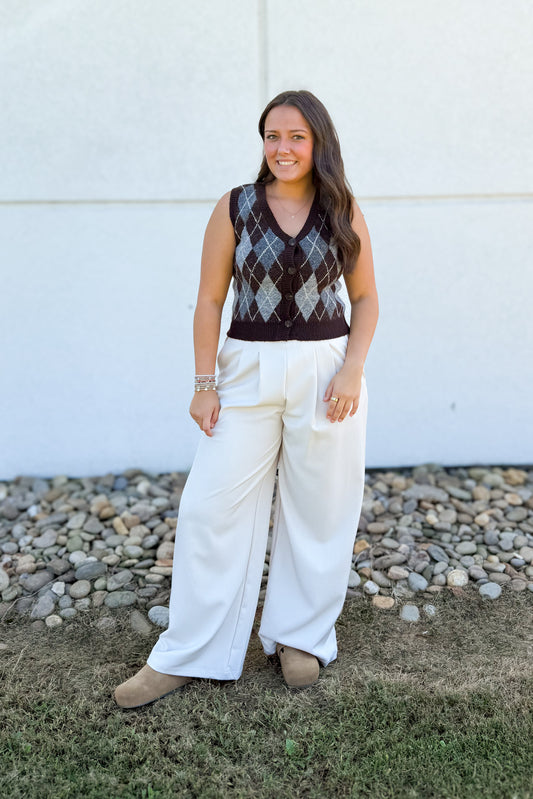 Ivory Lane Pleated Pants