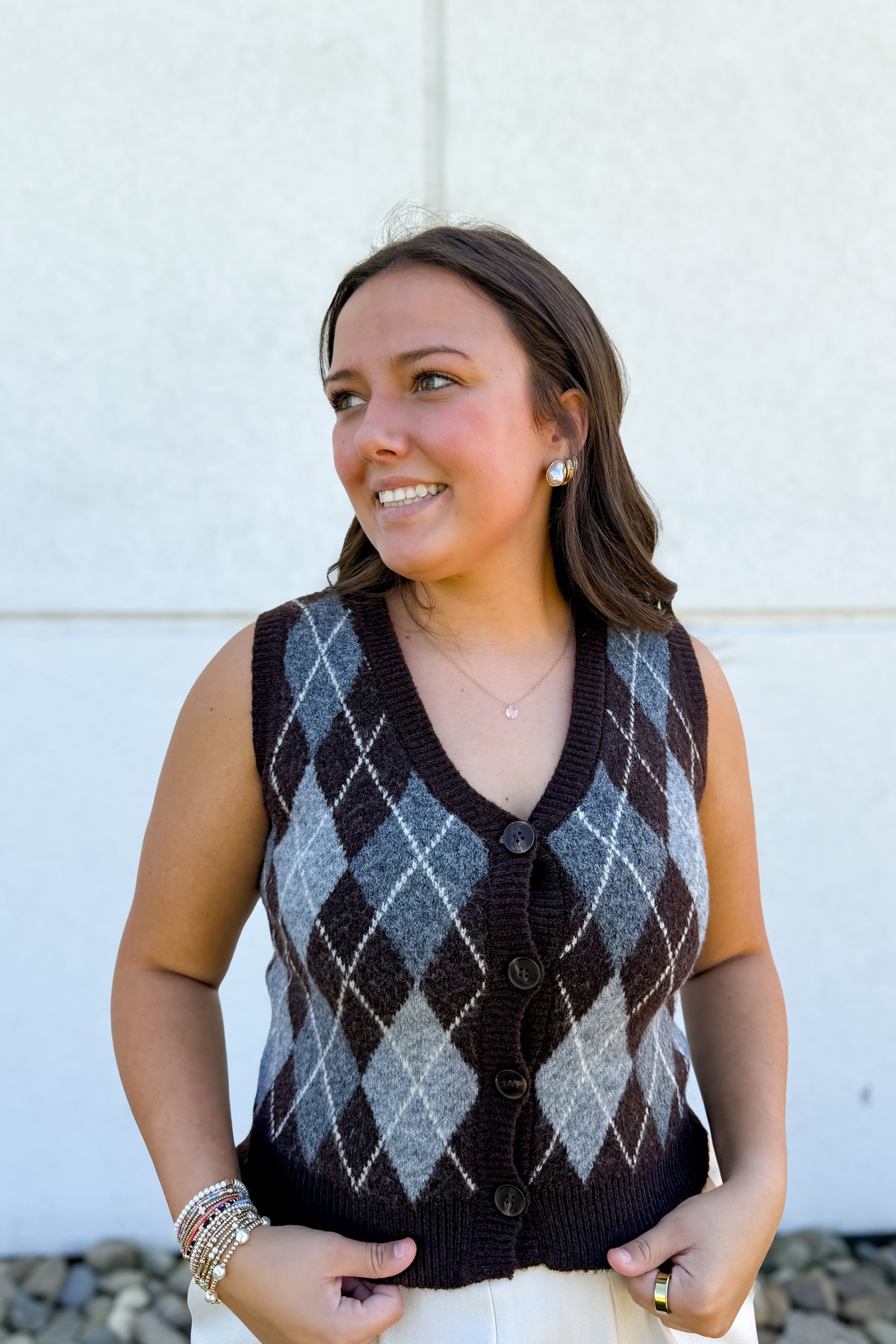 Autumn Argyle Sweater Vest