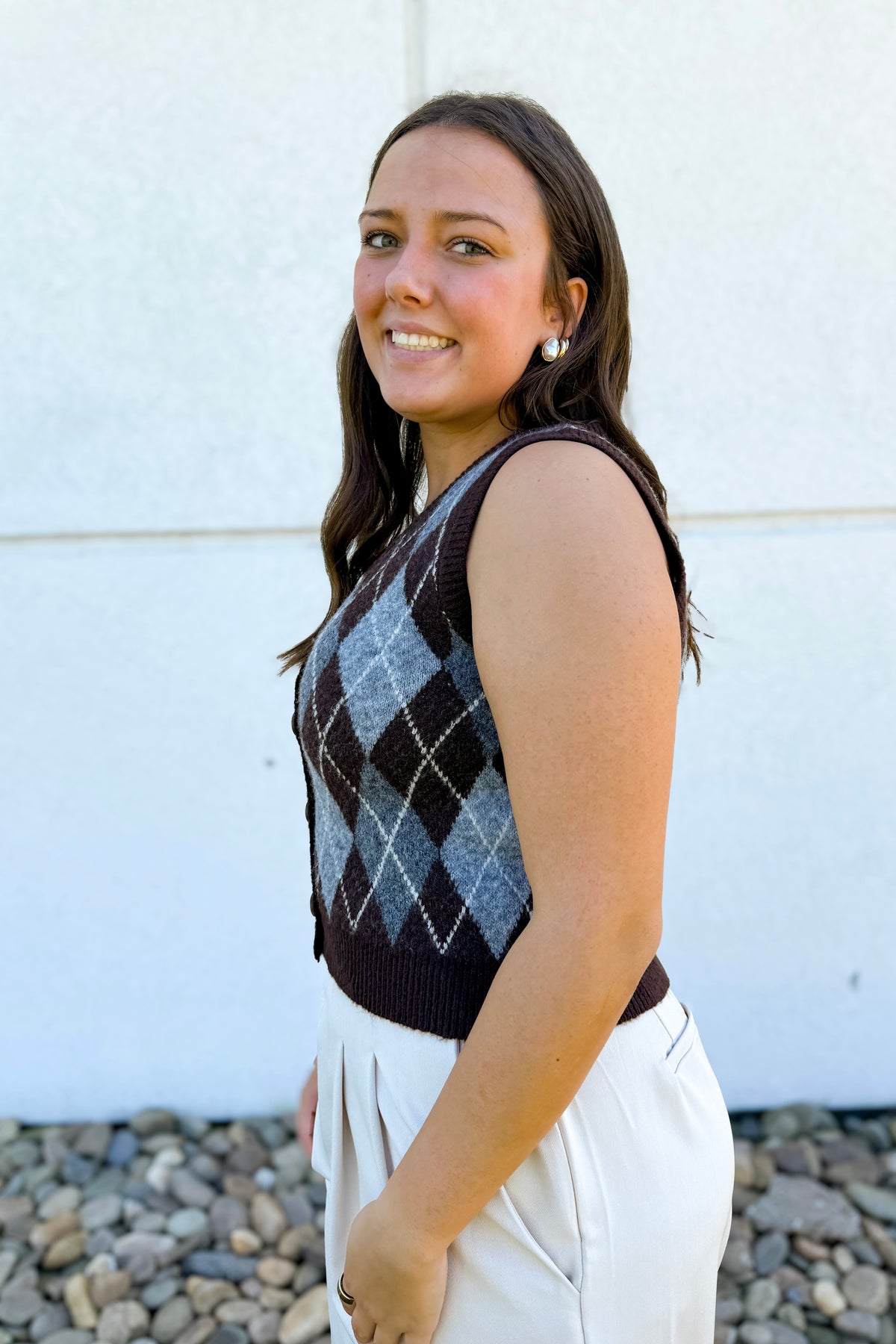 Autumn Argyle Sweater Vest