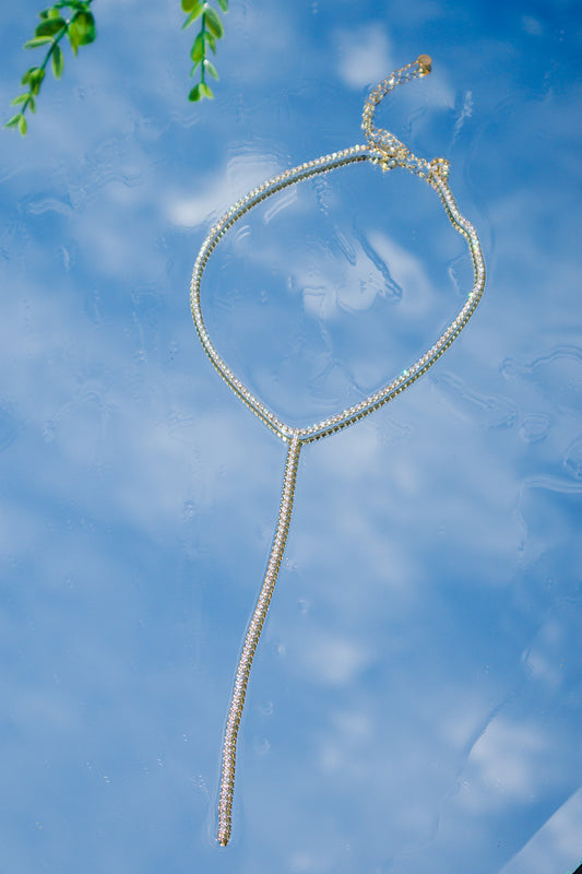 ADORN - Light the Path Lariat Tennis Necklace