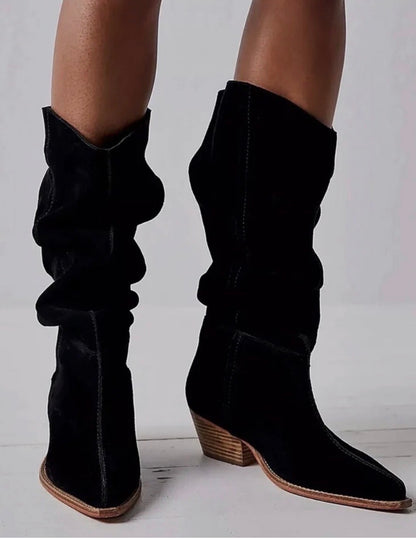 Free People - Sway Low Slouch Boot - Black