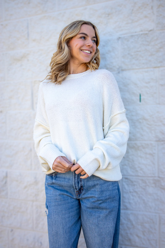 Knit Bliss Sweater - IVORY