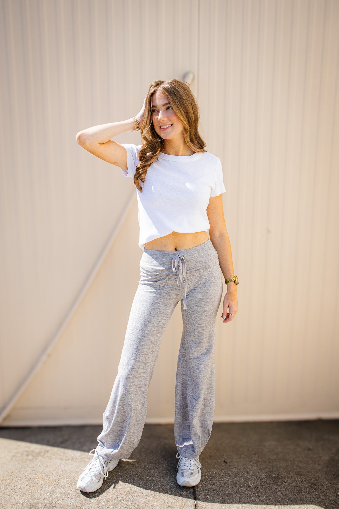 Free People - Quick Step Heather Bubble Pants - Heather Grey