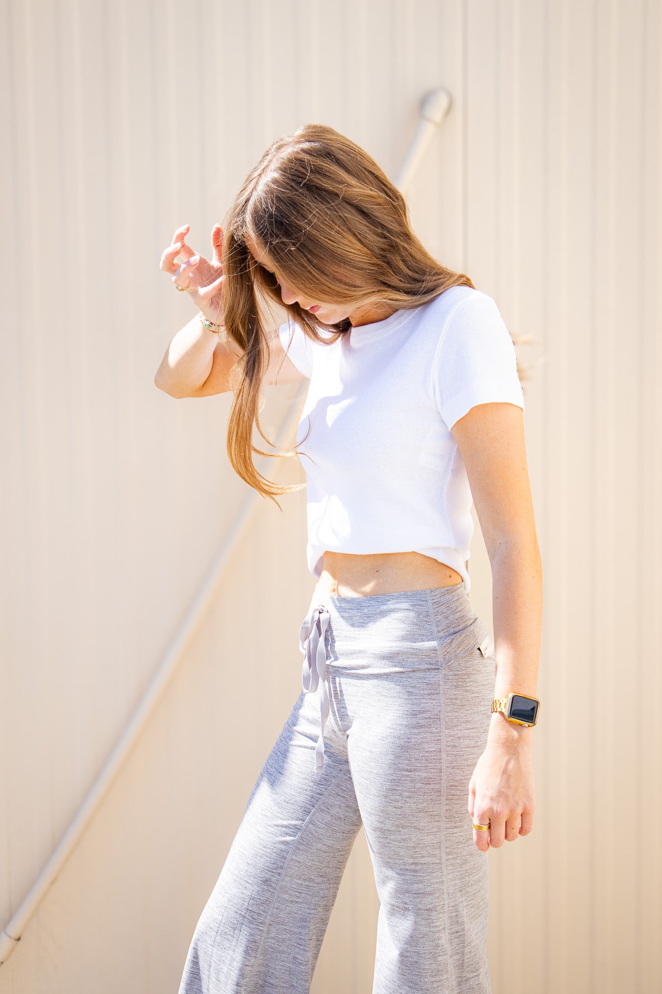 Free People - Quick Step Heather Bubble Pants - Heather Grey