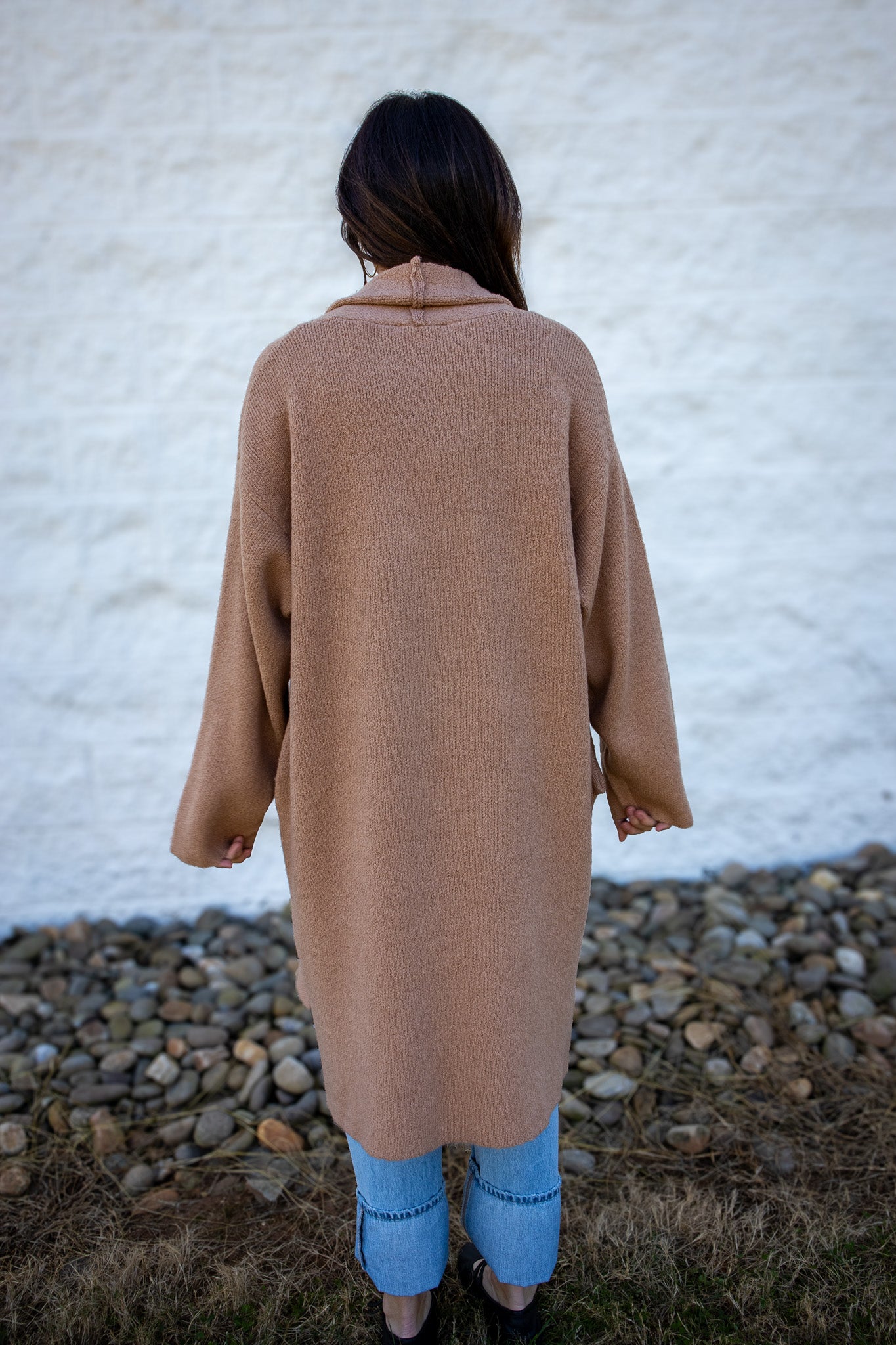 Sunday Stroll Tan Cardigan