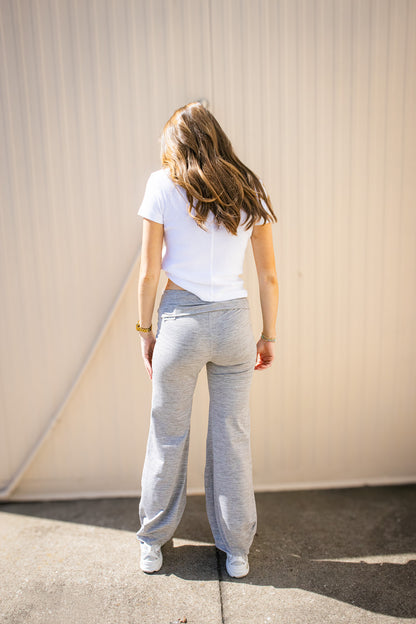Free People - Quick Step Heather Bubble Pants - Heather Grey