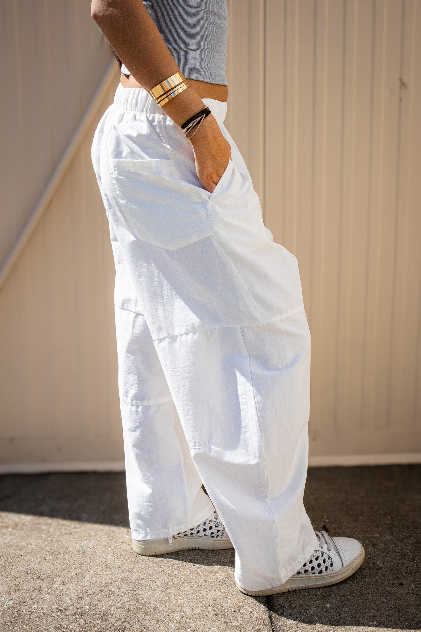 Free People - Game Day Pants - WHITE