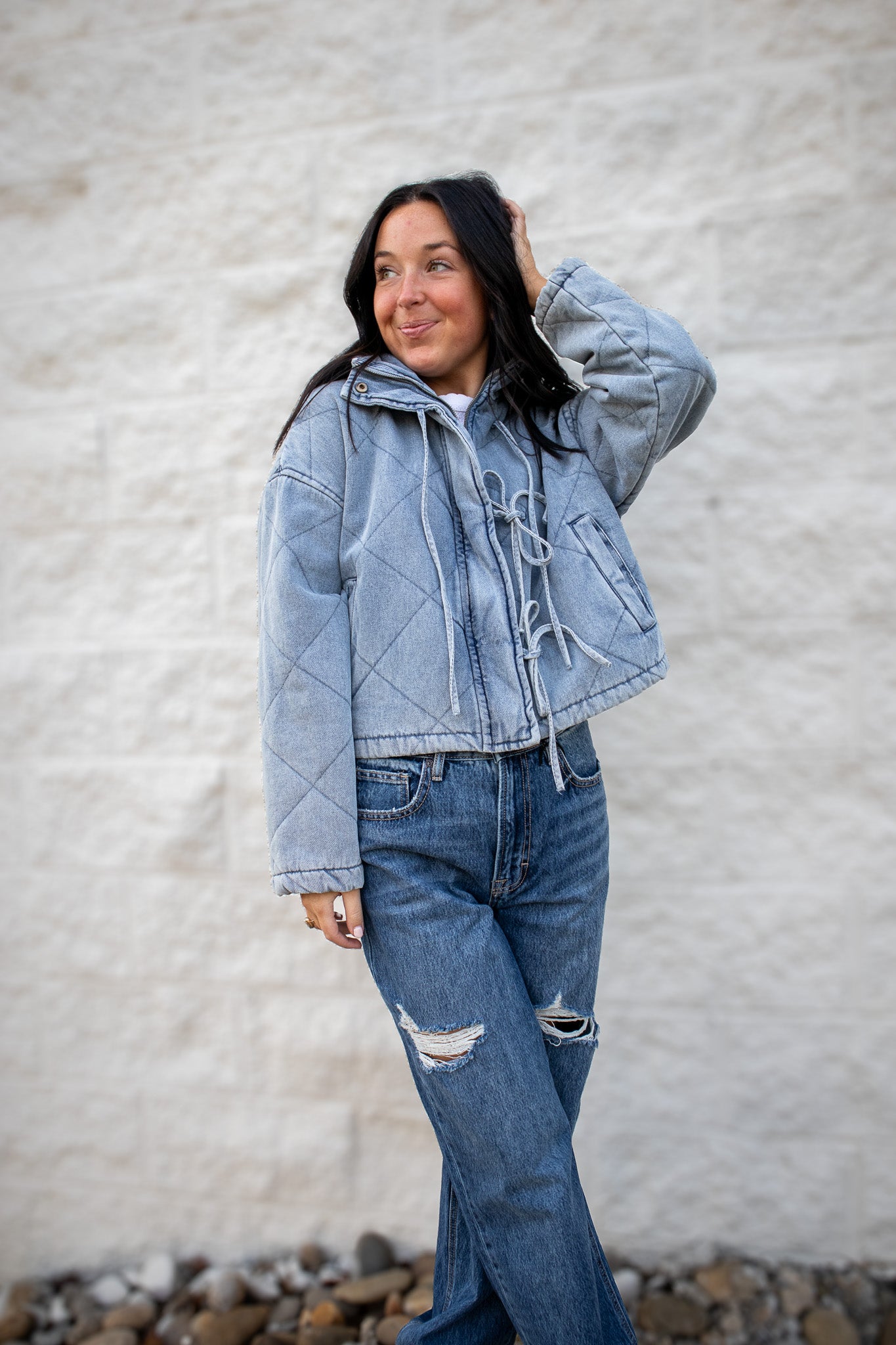 Cruiser Quilted Denim Jacket