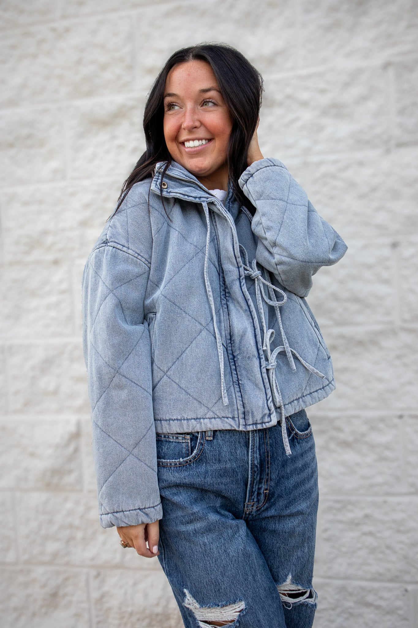 Cruiser Quilted Denim Jacket