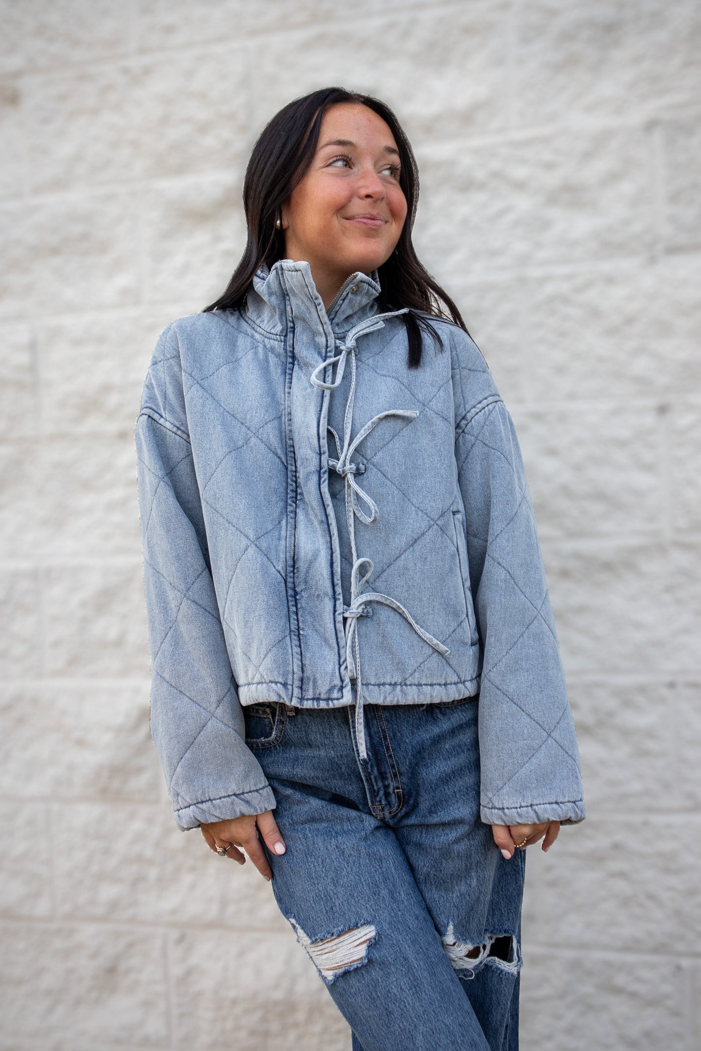 Cruiser Quilted Denim Jacket