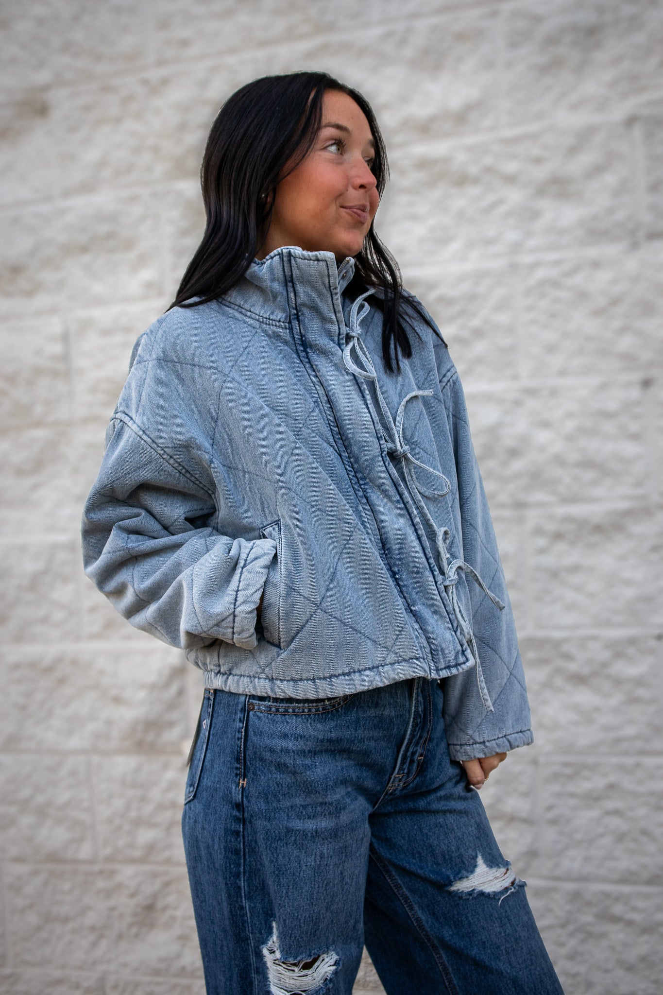 Cruiser Quilted Denim Jacket