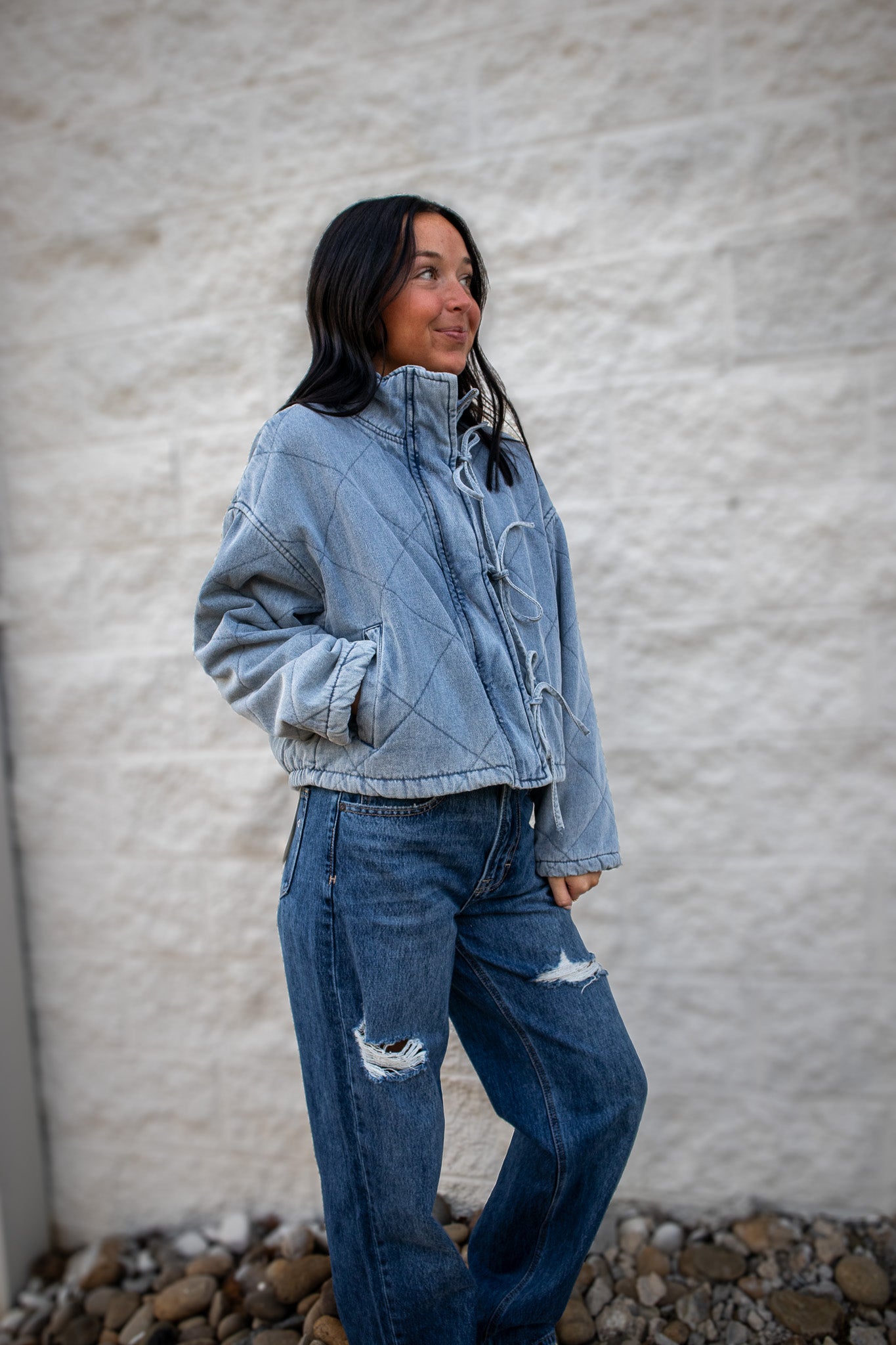 Cruiser Quilted Denim Jacket