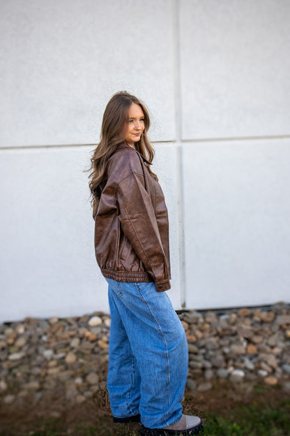 Espresso Leather Jacket