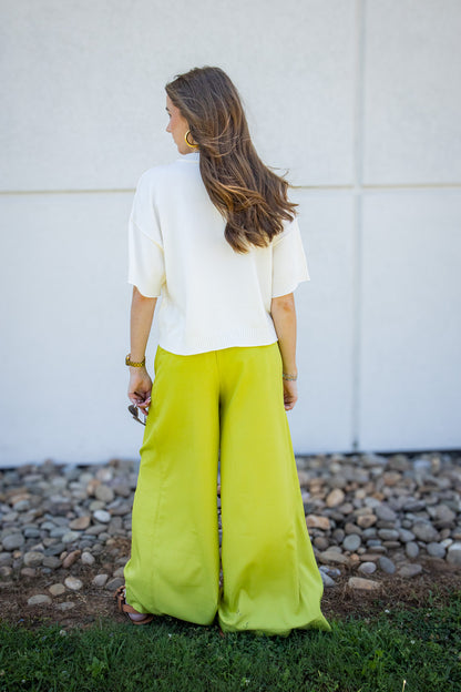 Ivory Ease Soft Knit Lightweight Sweater
