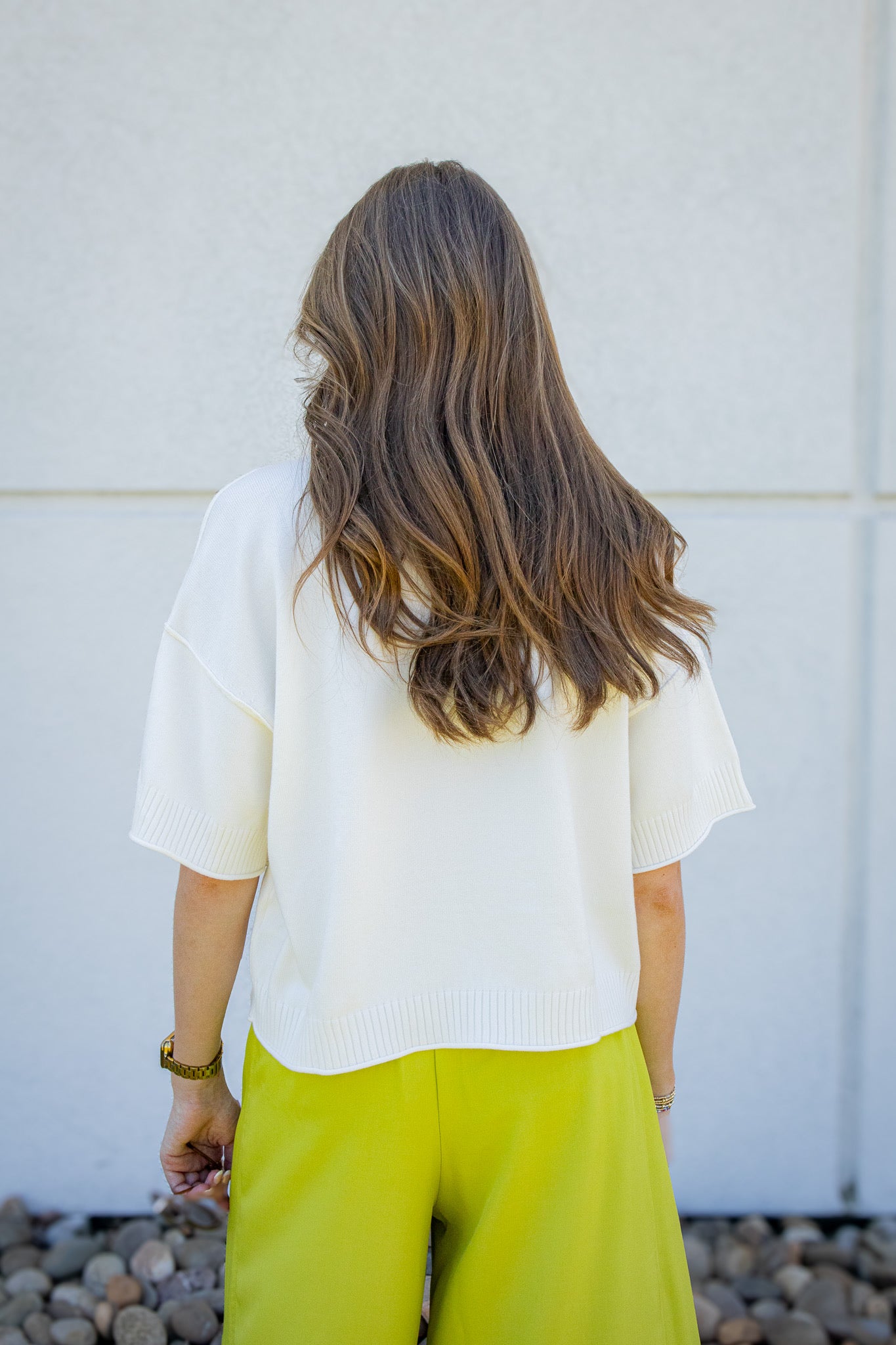 Ivory Ease Soft Knit Lightweight Sweater