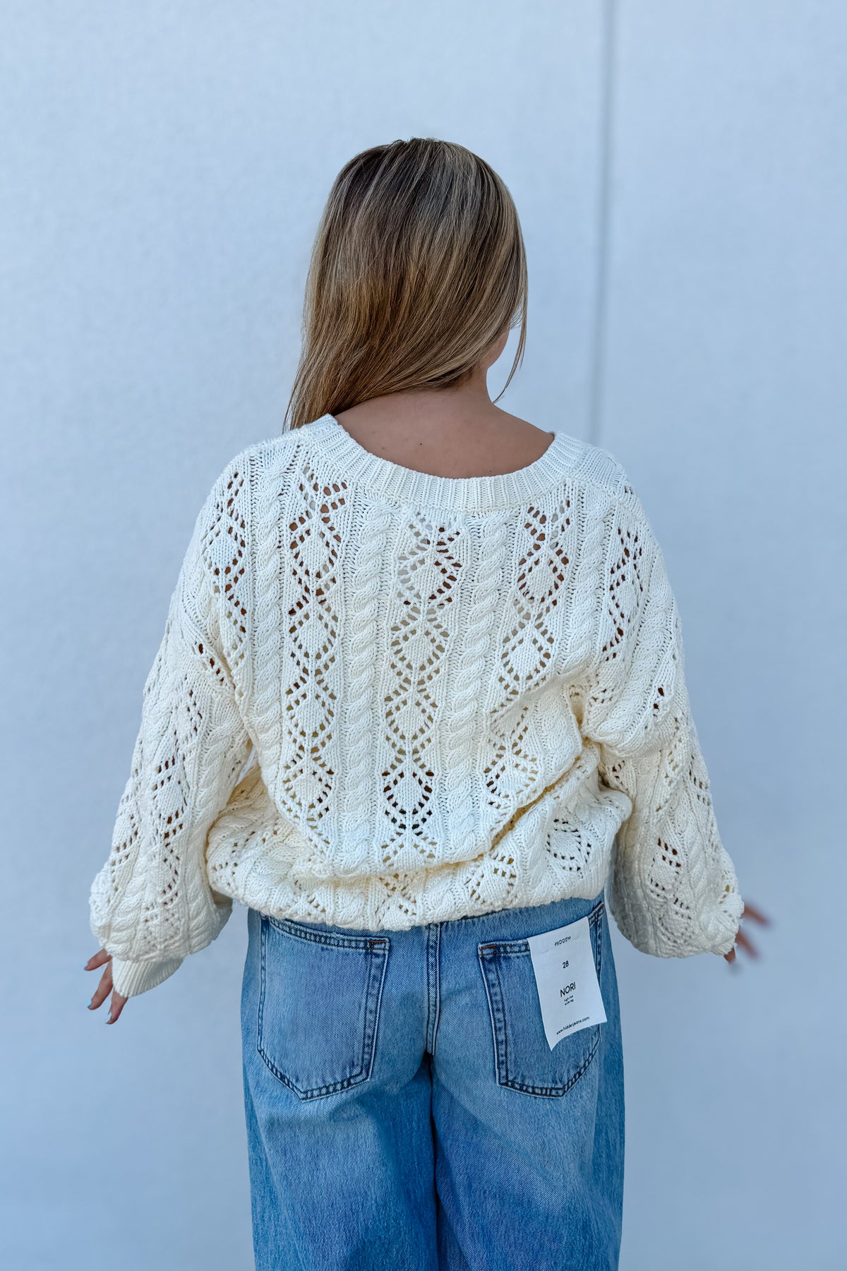 Gentle Cream Knit Sweater