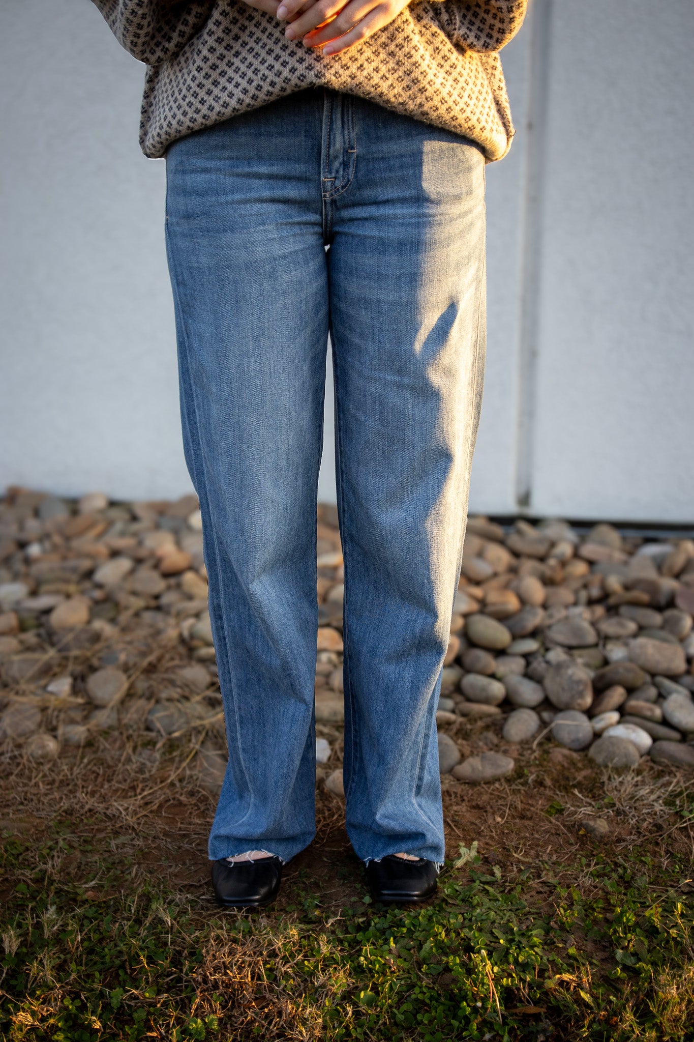 Hidden - Nori Dark Wash High Rise Wide Leg Jeans