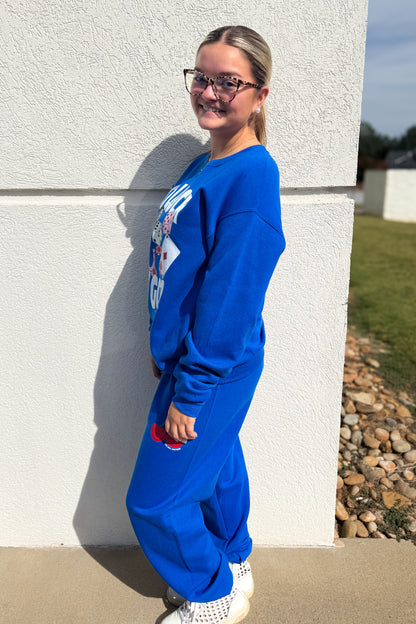 No Luck Just God Graphic Sweatpants