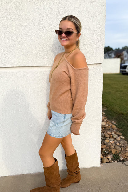 HIDDEN - Sammie Distressed Barrel Denim Shorts – 5" Baggy Mid-Rise - Light Wash