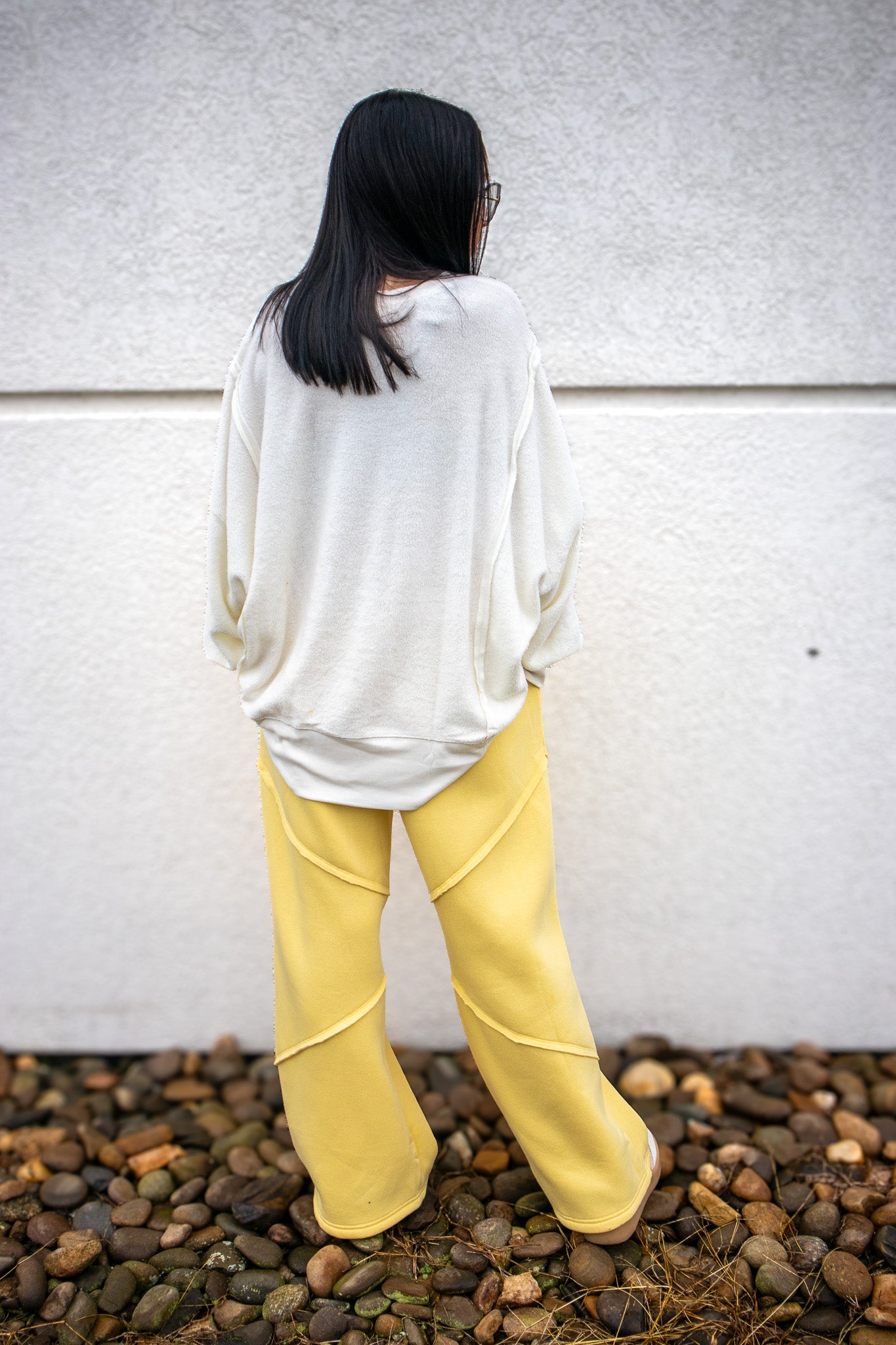 Lemon Drop Wide Leg Sweatpants