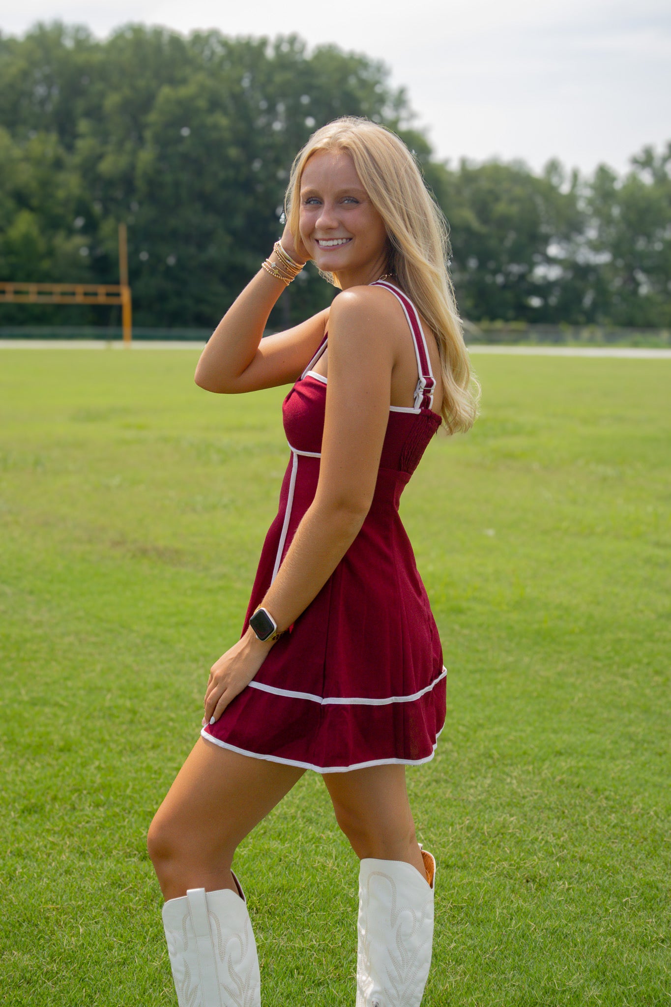 Rivalry Garnet Cutout Mini Dress