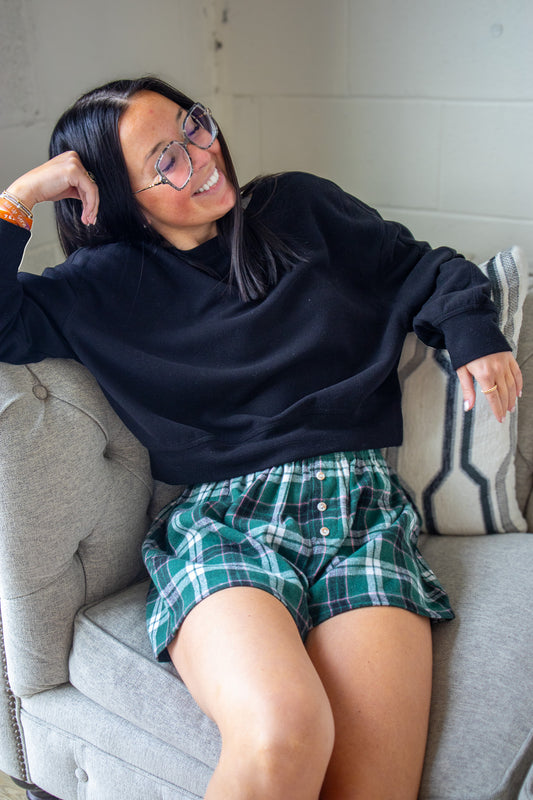 Soft Touch Pullover - BLACK