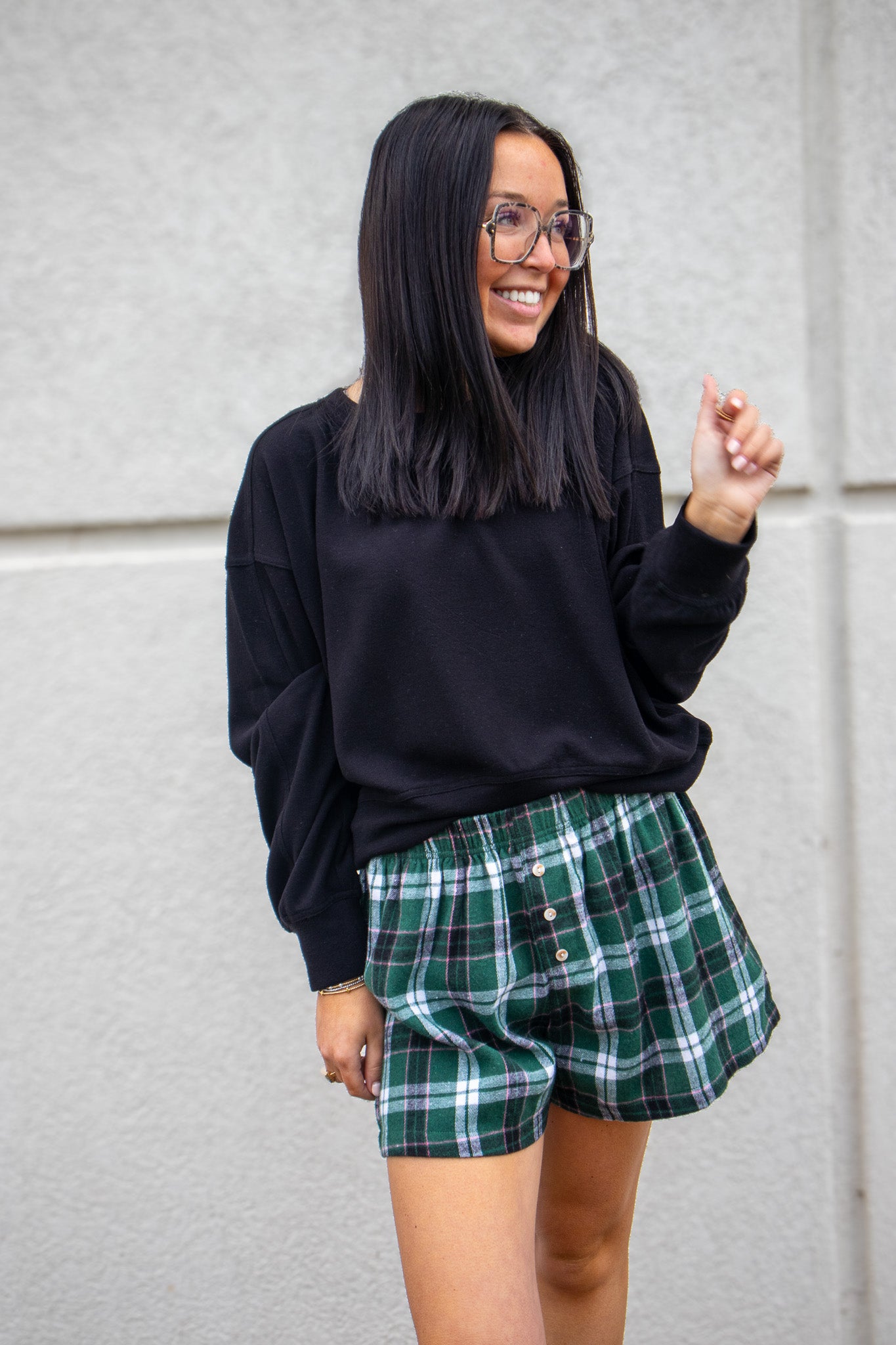 Soft Touch Pullover - BLACK