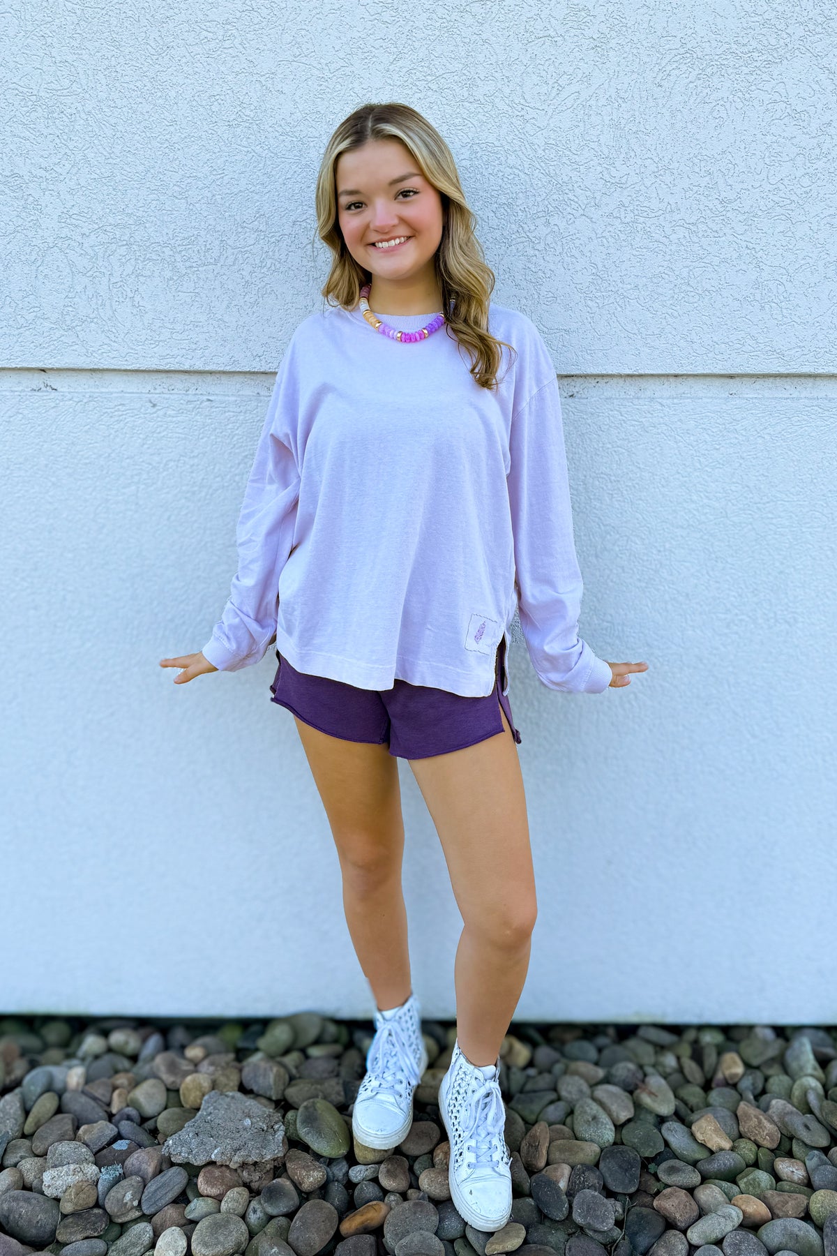 Free People - Hustle Layer - Cool Lilac