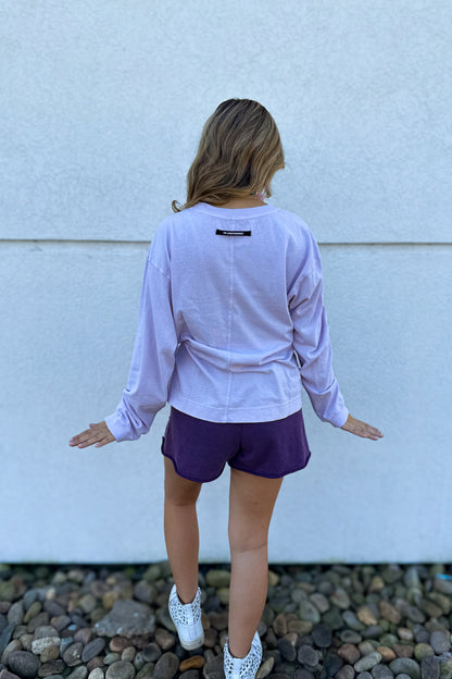 Free People - Hustle Layer - Cool Lilac