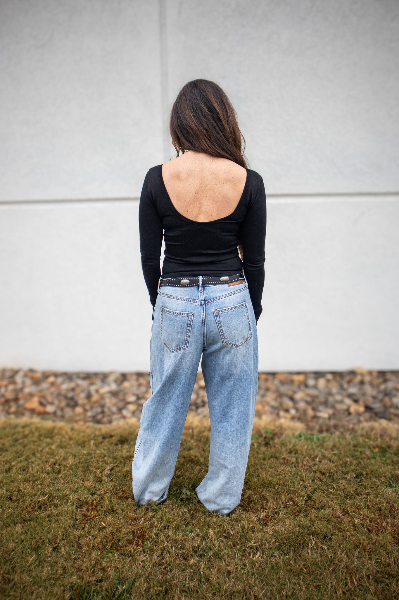 Low Key Long Sleeve Top - BLACK