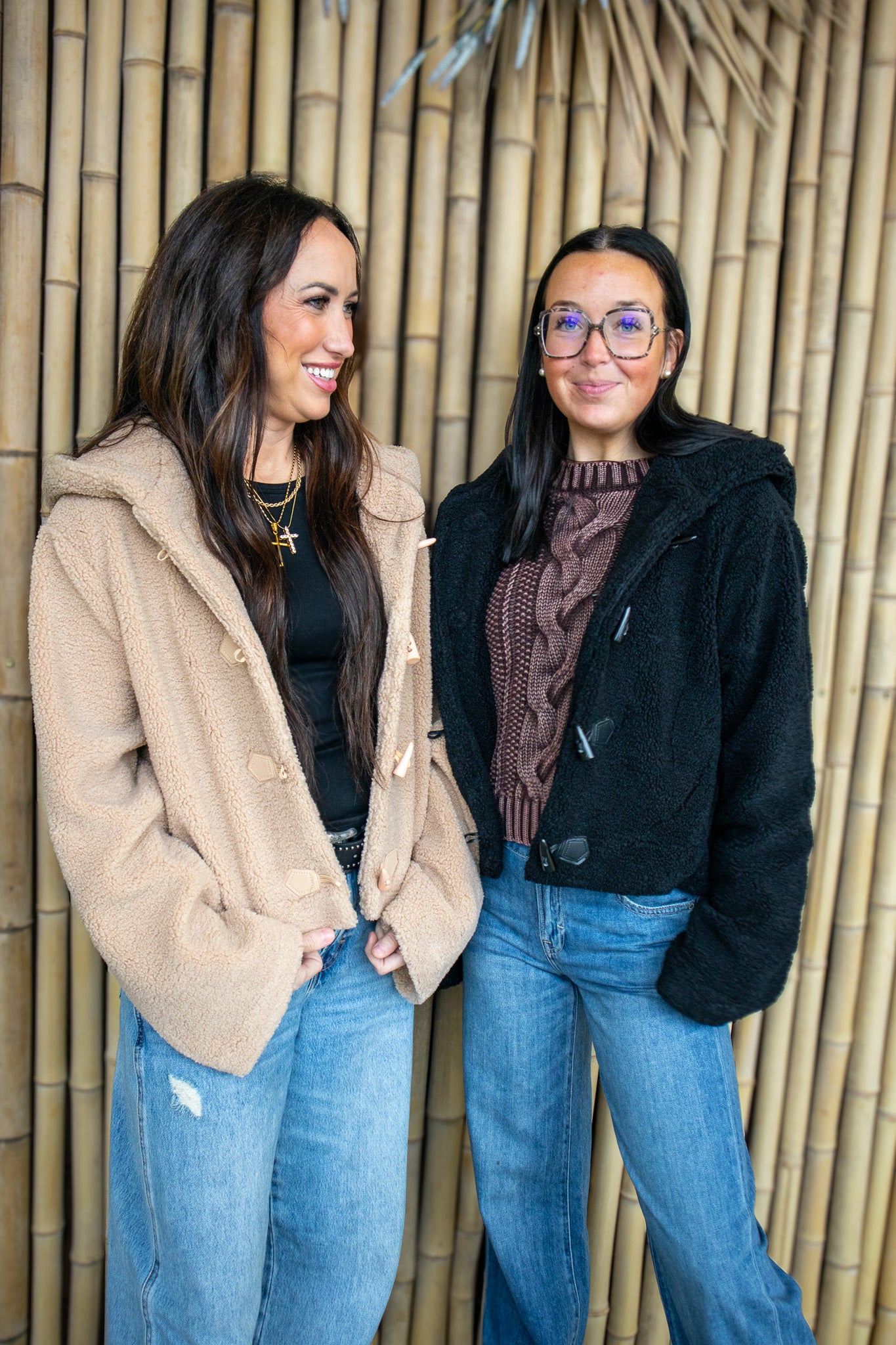 Soft Cozy Teddy Jacket - TAUPE