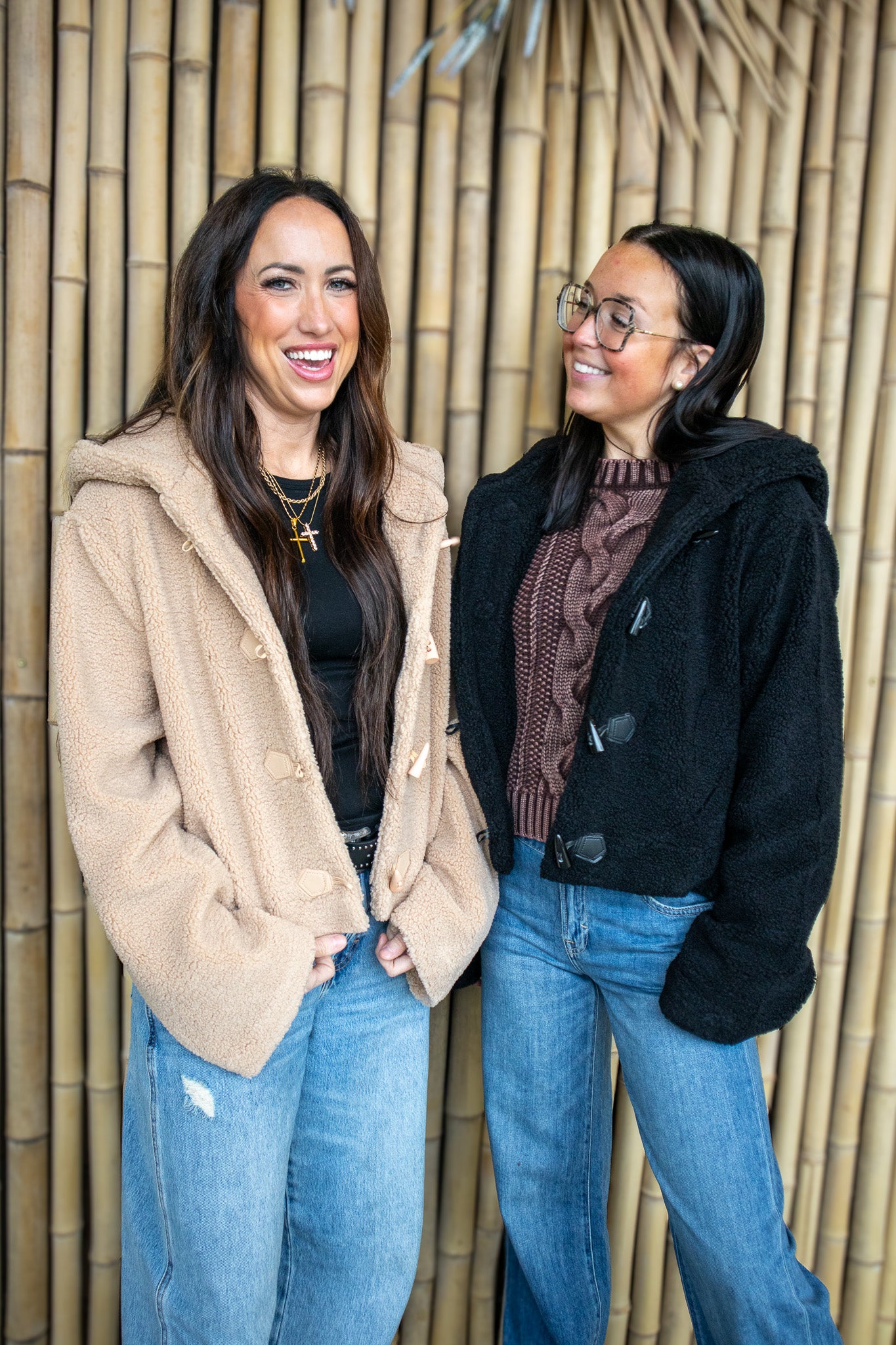 Soft Cozy Teddy Jacket - TAUPE