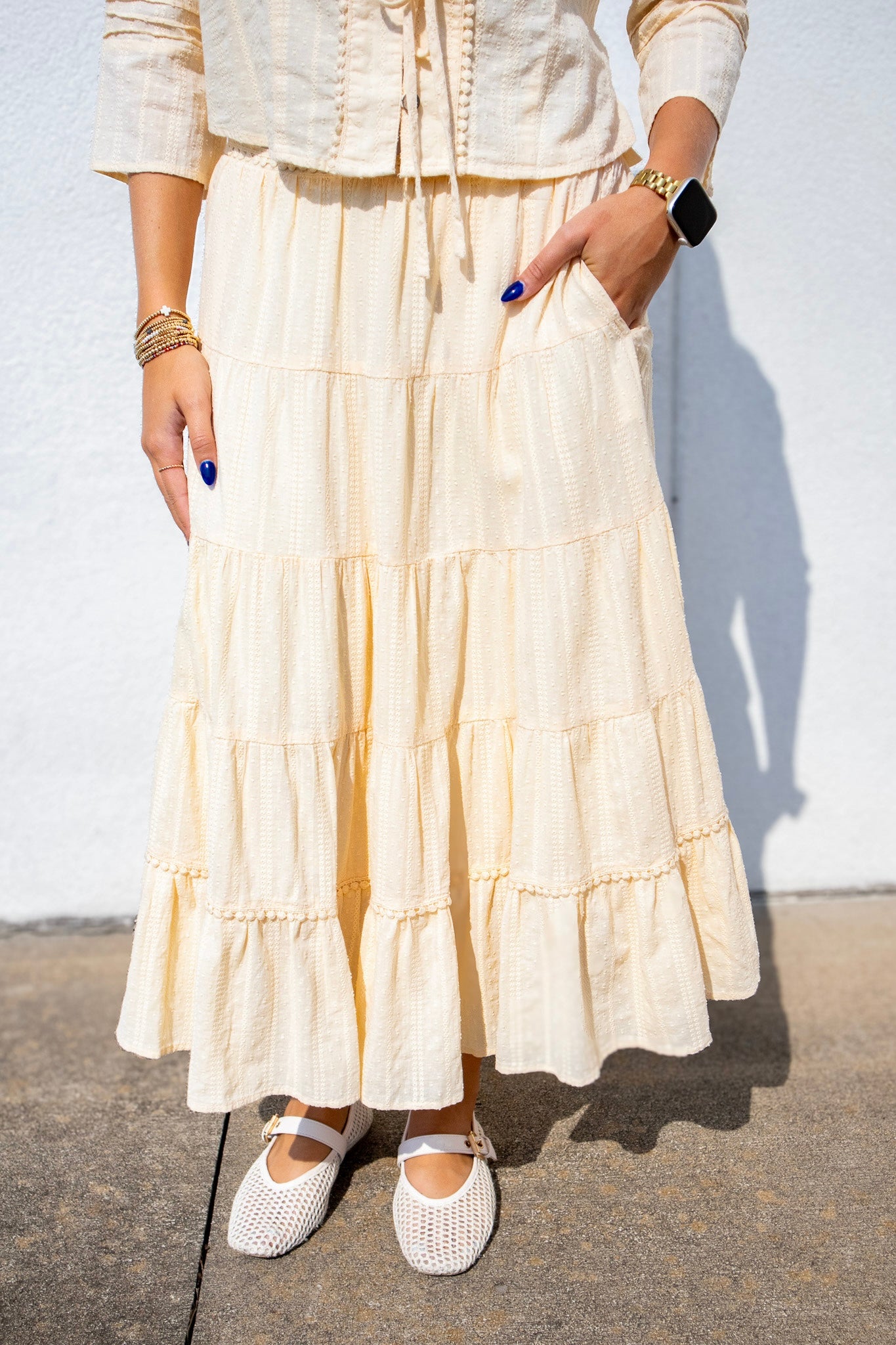 Desert Darling Skirt Set - Butter Yellow