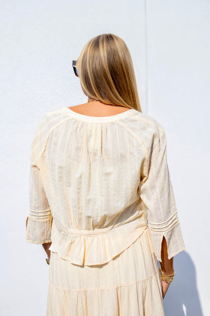Desert Darling Skirt Set - Butter Yellow