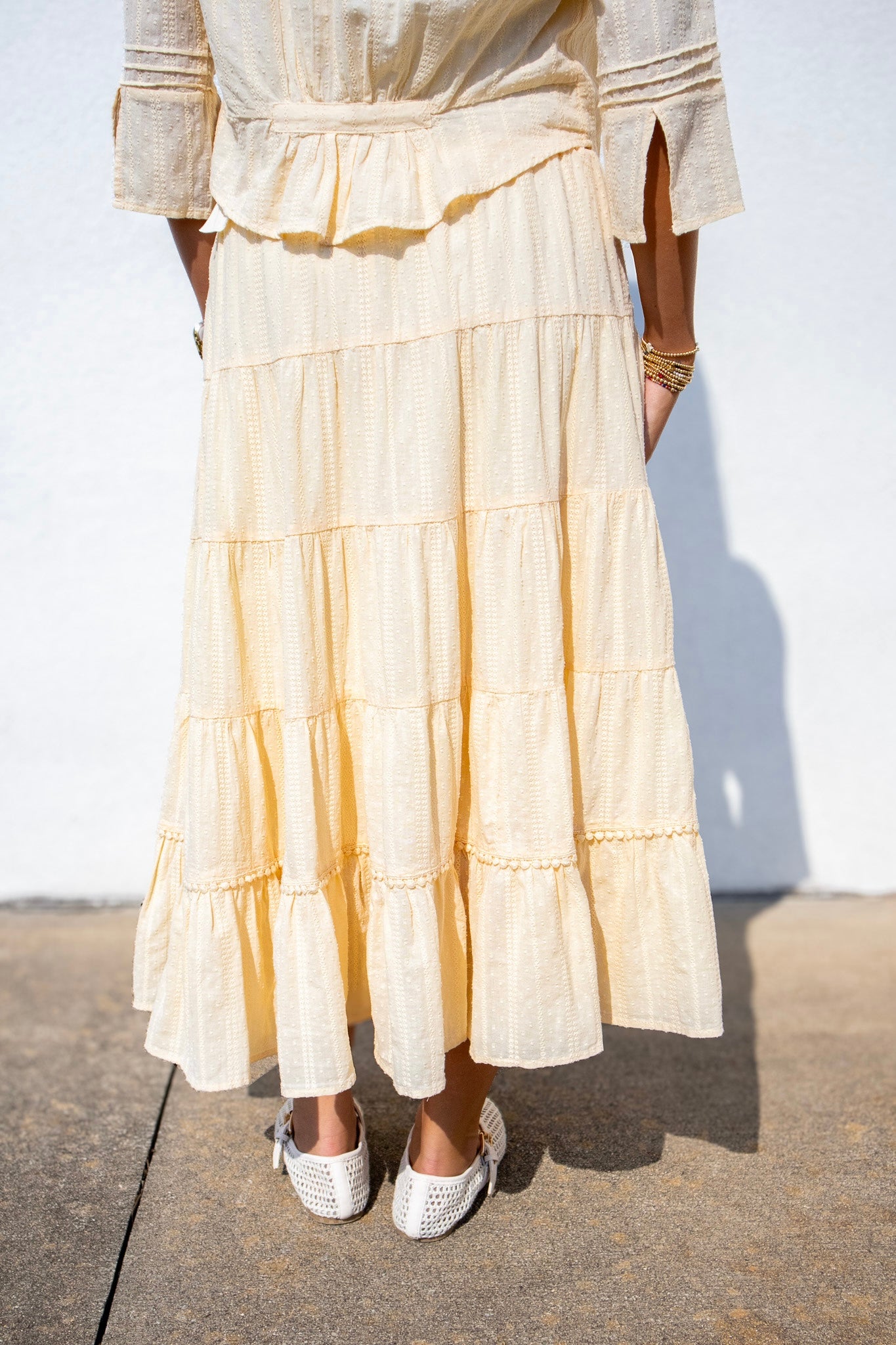 Desert Darling Skirt Set - Butter Yellow