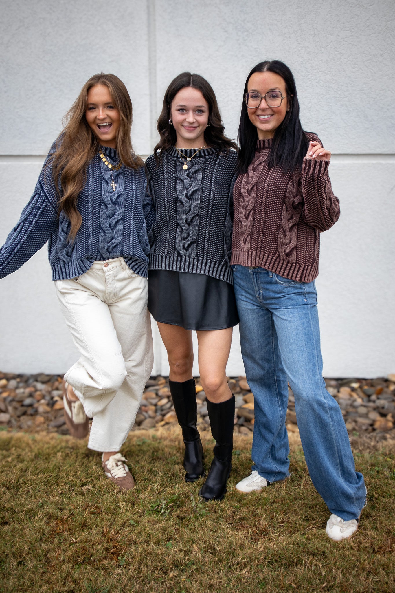 Stay Cozy Cable Knit Sweater - MAROON