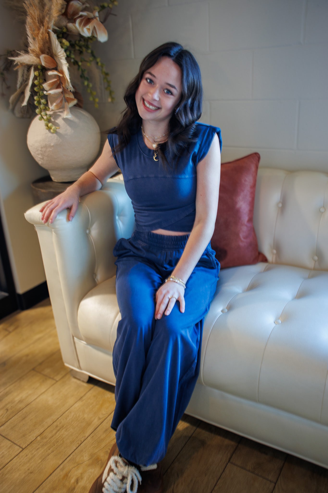 Free People - Hot Shot Crossover Set - MIDNIGHT NAVY