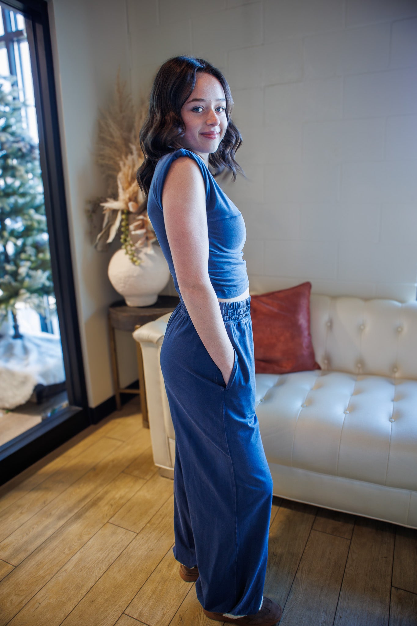 Free People - Hot Shot Crossover Set - MIDNIGHT NAVY