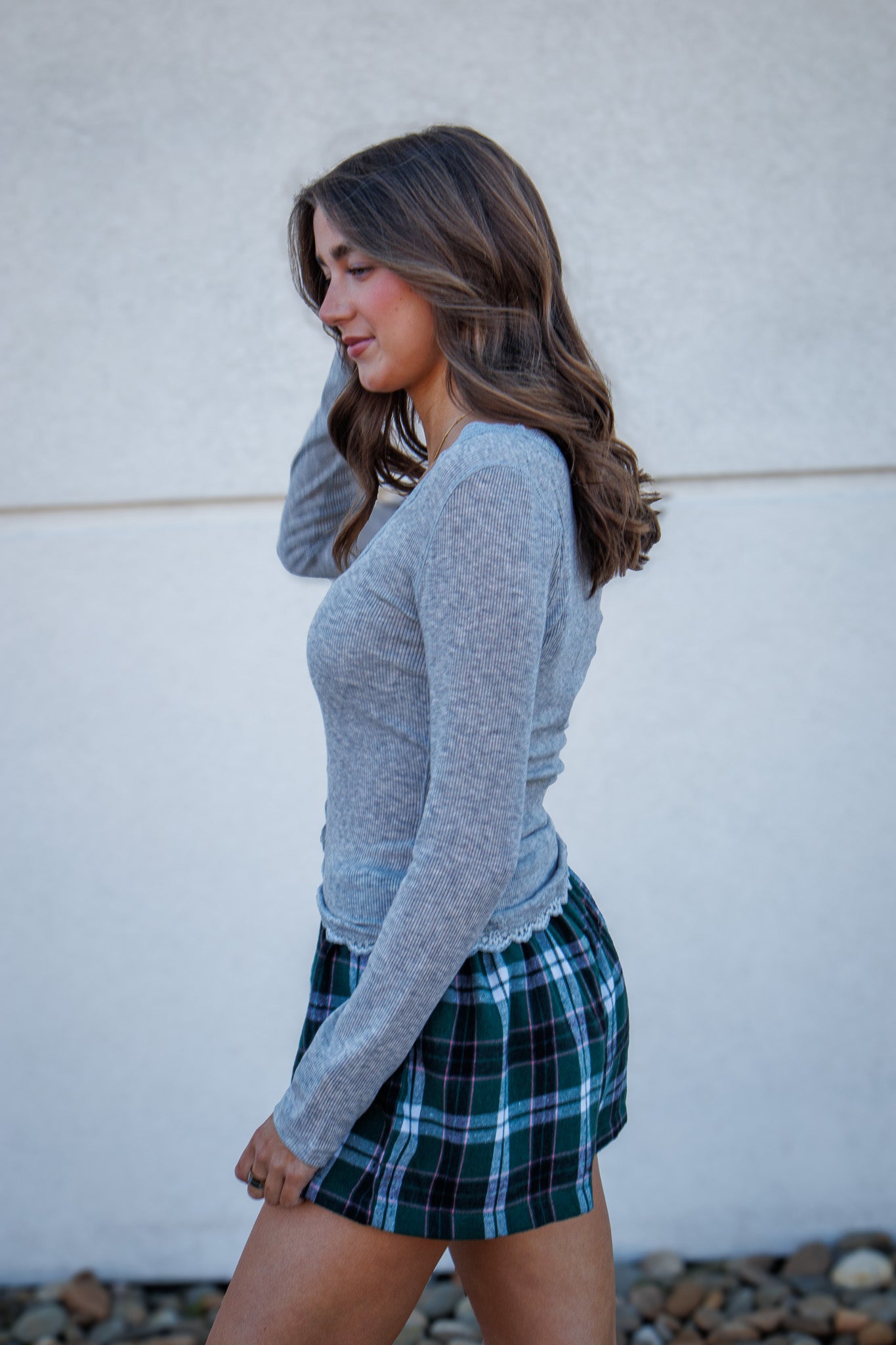 Free People - Big Love Rib Cardi - HEATHER GREY