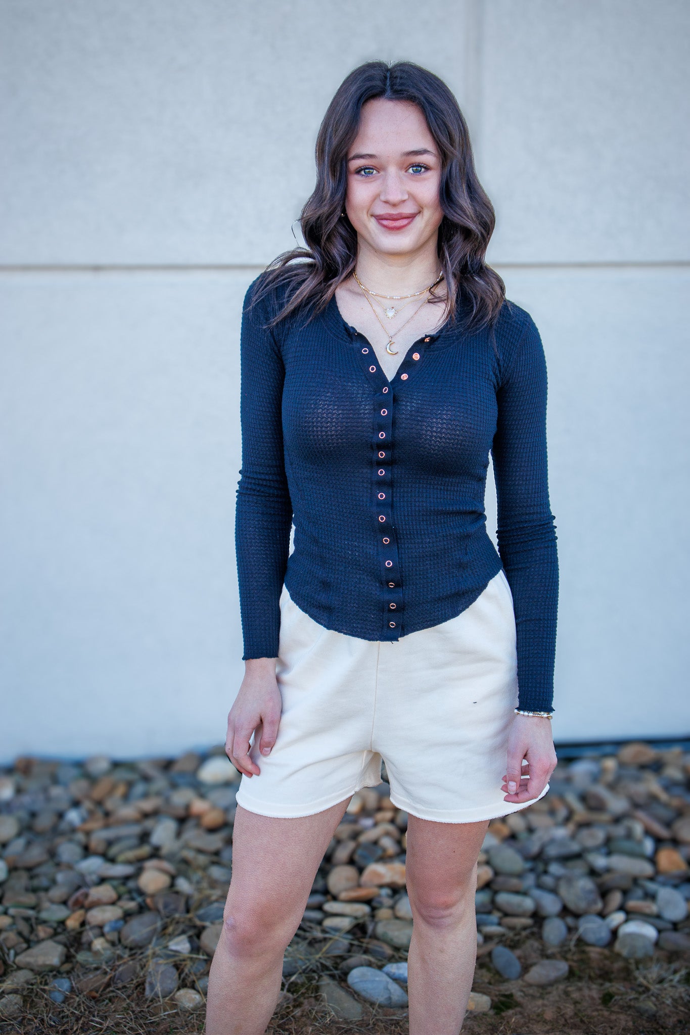 Free People - Going Places Cardi - BLACK