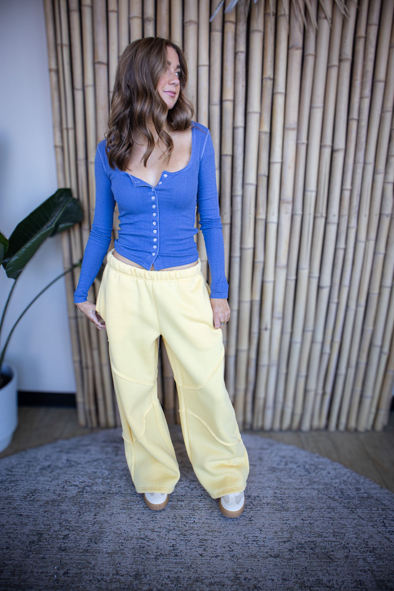 Free People - End Game Pointelle Long Sleeve - PERI