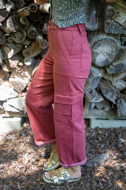 Hidden - Logan Cargo Dad Jean - Marsala
