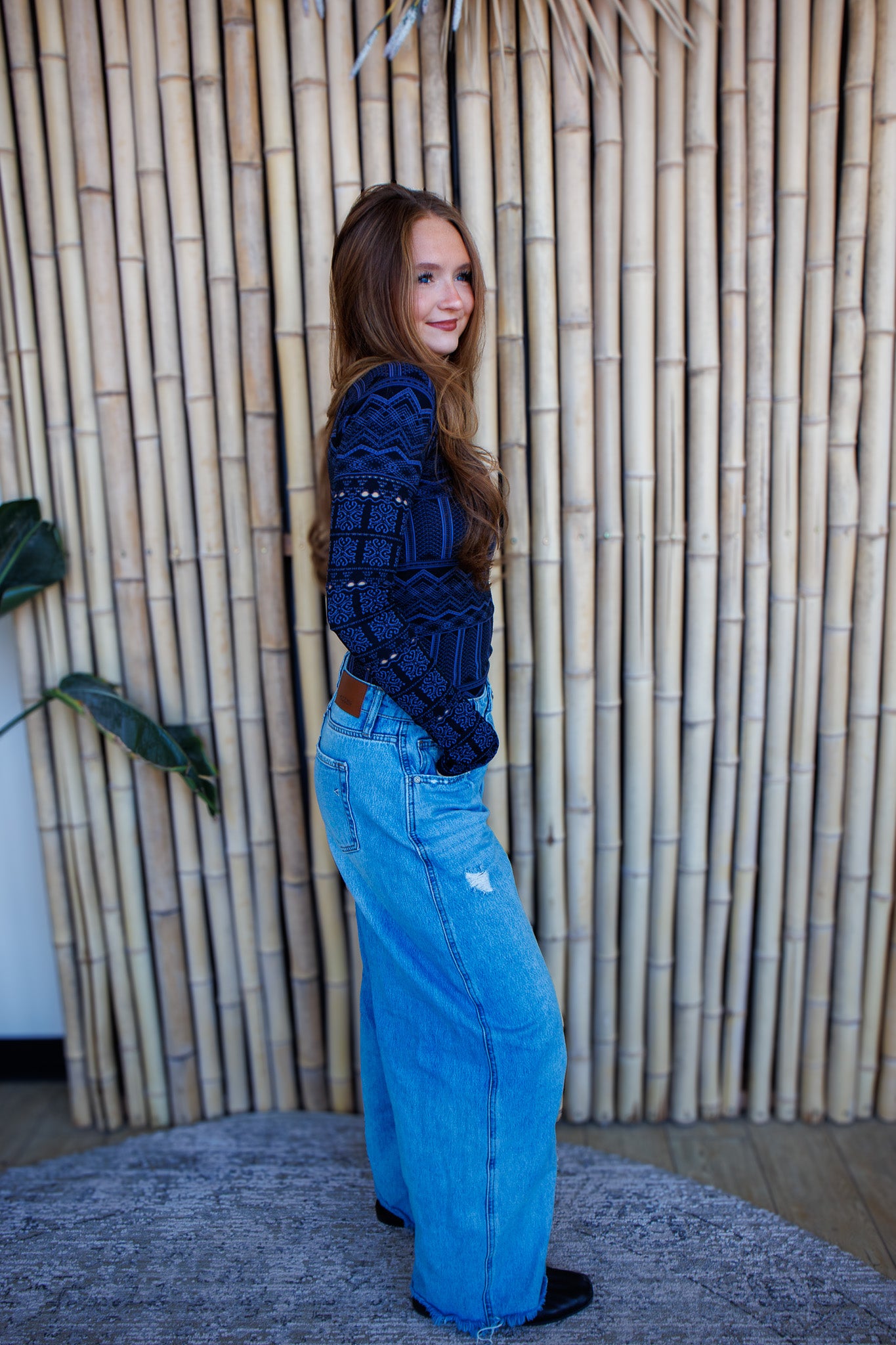 Free People - High Road Long Sleeve Layer - BLACK