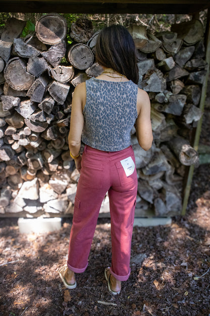 Hidden - Logan Cargo Dad Jean - Marsala