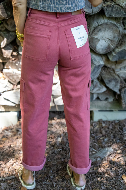 Hidden - Logan Cargo Dad Jean - Marsala