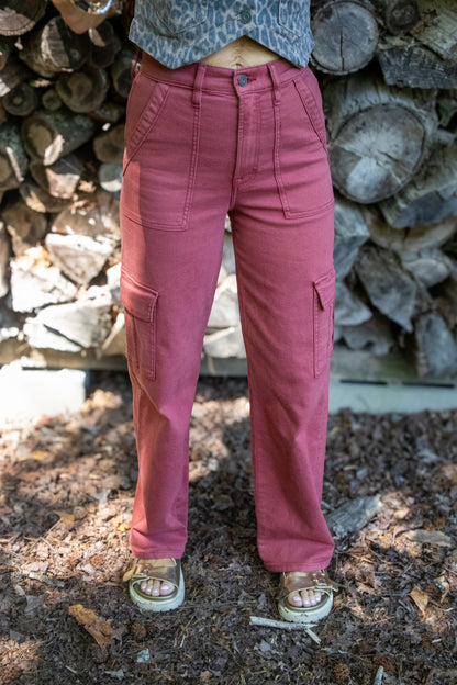 Hidden - Logan Cargo Dad Jean - Marsala